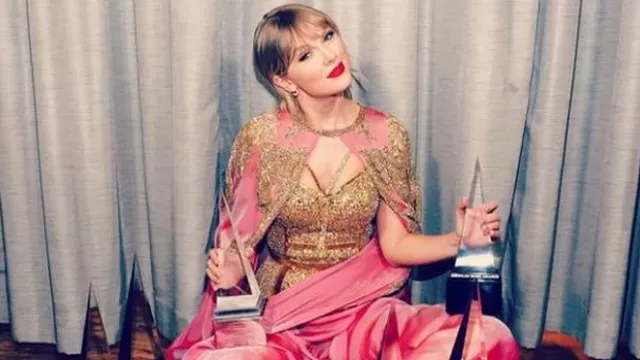 Taylor Swift fue la persona más premiada de los American Music Awards 2019