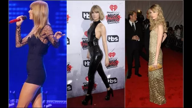 Taylor Swift lució algo diferente durante lo iHeartRadio Awards 2016. Foto: composición
