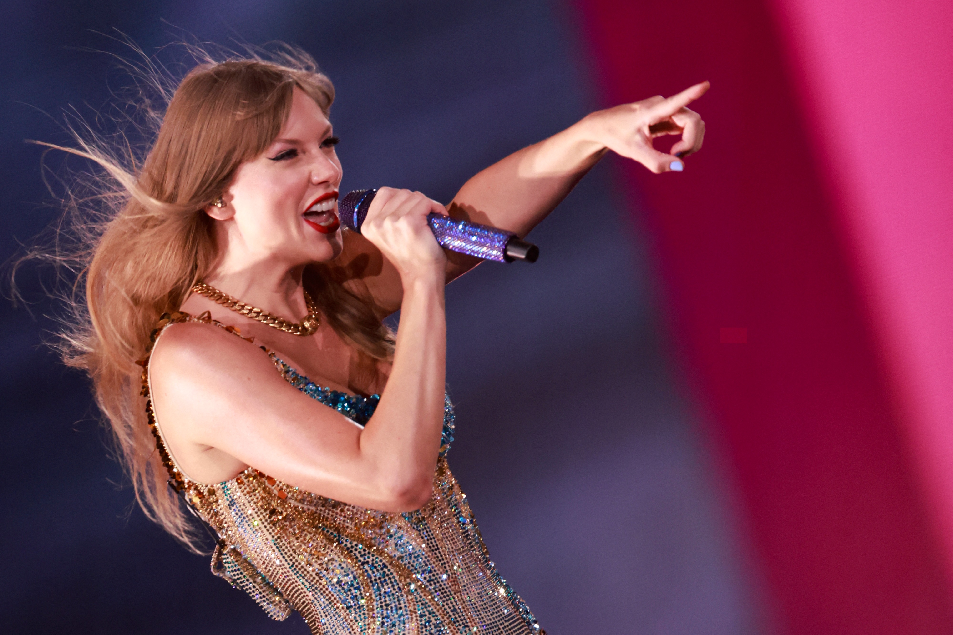 Taylor Swift sigue de gira en Brasil. Fuente: AFP