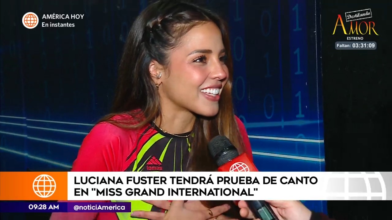 Luciana Fuster tendrá que cantar en el Miss Grand International / América Espectáculos