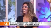 Tepha Loza sobre salidas de Pancho Rodríguez con Yahaira Plasencia: "Es su vida, no tengo problemas"