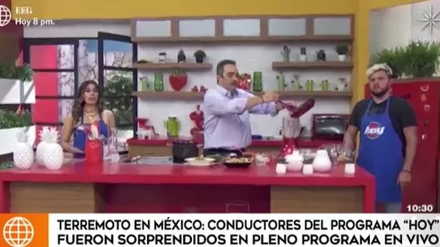 Terremoto en México: La reacción de los conductores del programa Hoy durante el sismo