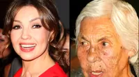 Thalía y Laura Zapata denuncian maltratos contra su abuela Eva Mange, de 103 años