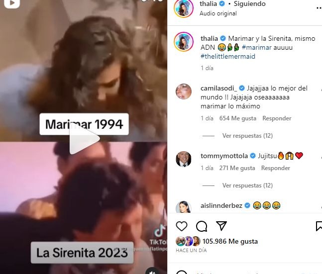 Thalía y su "reclamo" por ‘La Sirenita’: ¿La cinta se inspiró en la novela ‘Marimar’? 