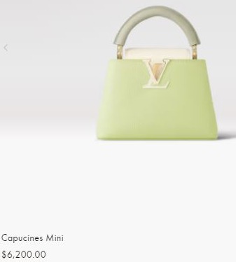 El bolso modelo Cpaucines Mini que adquirió Paula costó $6,200 dólares / Foto: Louis Vuitton