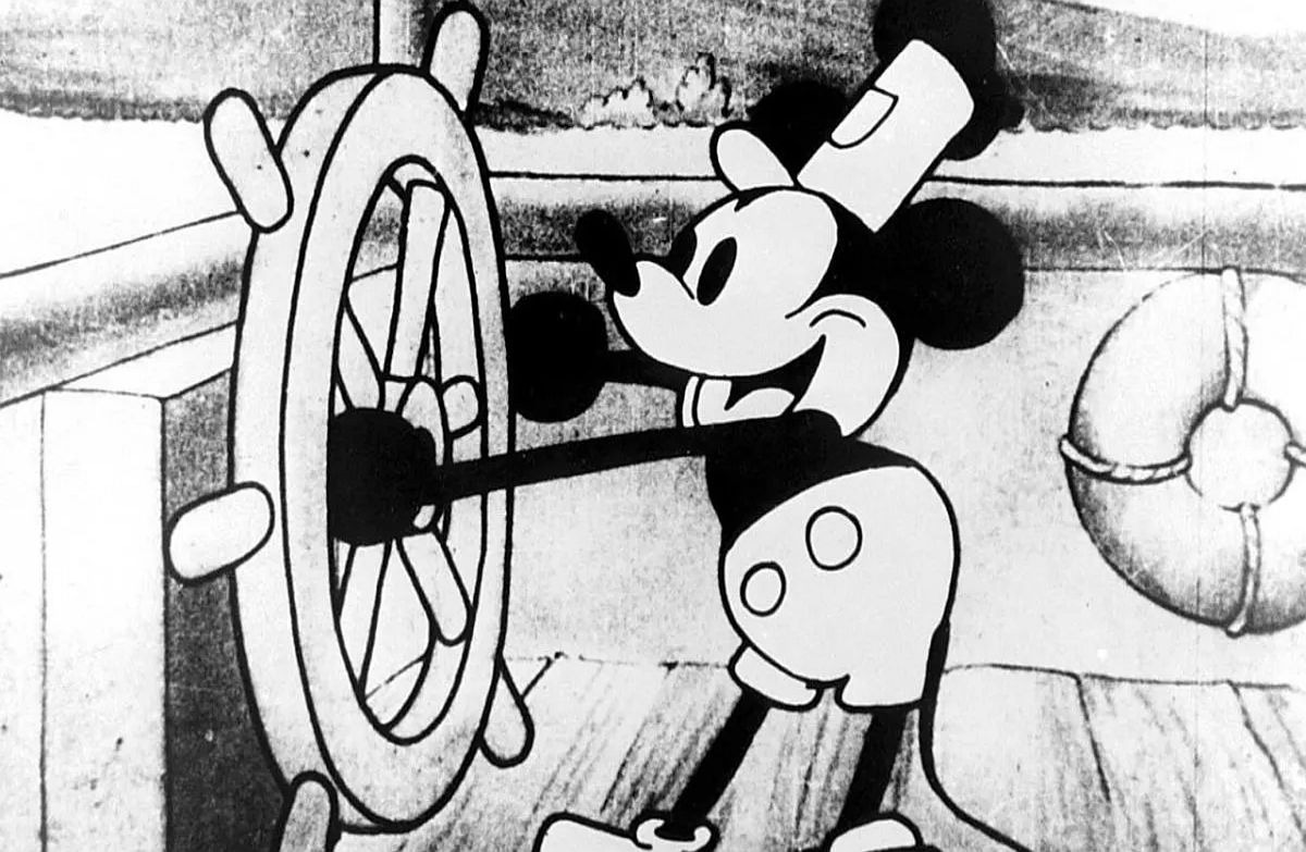 Mickey Mouse, de 'Steamboat Willie' de 1928, ya es de dominio público / The Walt Disney Company