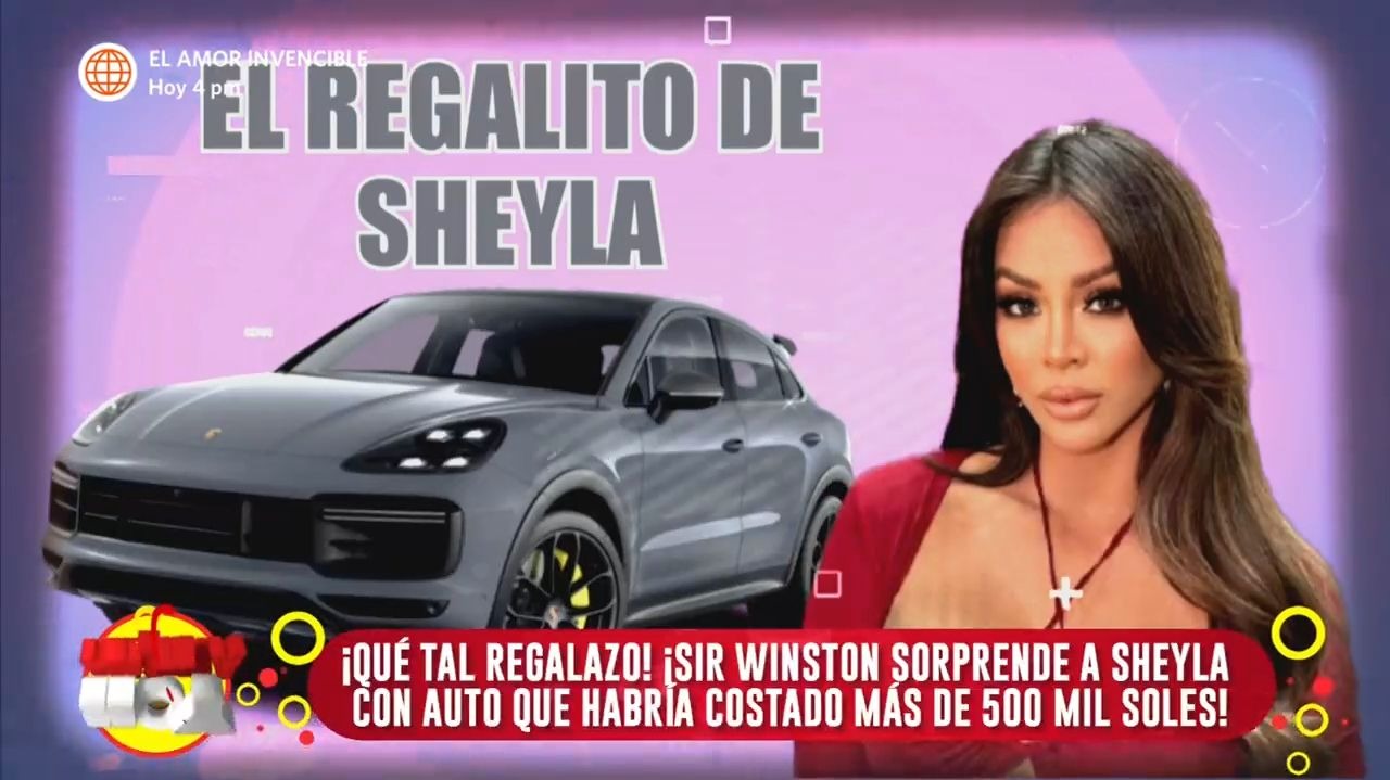 Sheyla Rojas ya tiene un Porsche / América Hoy