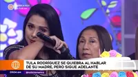 Tula Rodríguez se quiebra al hablar sobre la pérdida de su mamá y responde a críticas por su luto 