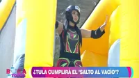 Tula Rodríguez venció su temor a las alturas y cumplió reto 