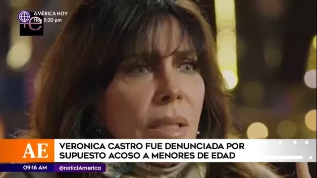 Verónica Castro fue denunciada por supuesto acoso a menores de edad