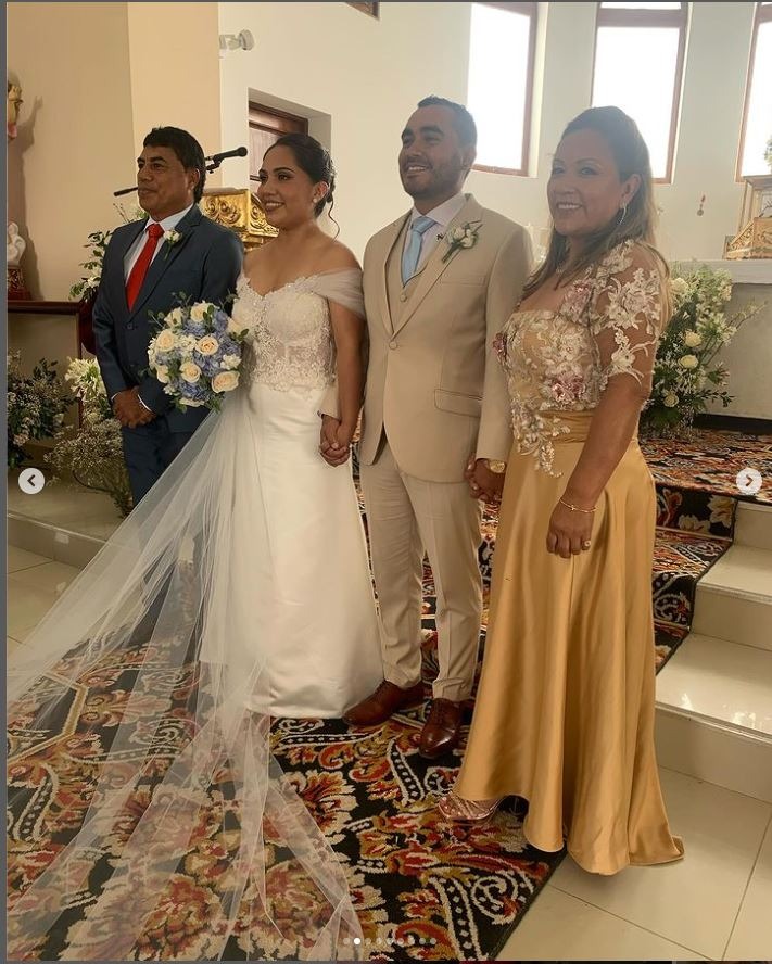 El fin de semsana Jandir Rivera, segundo hijo del 'Coyote' Rivera se casó por religioso en una boda gfrente al mar/Foto: Instagram
