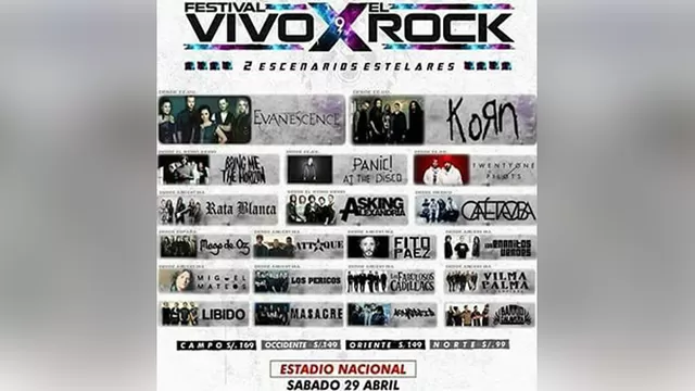 Vivo X el Rock 9: más de 10 mil personas ya compraron sus entradas