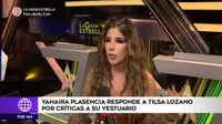 Yahaira Plasencia responde a Tilsa Lozano por críticas a su vestuario