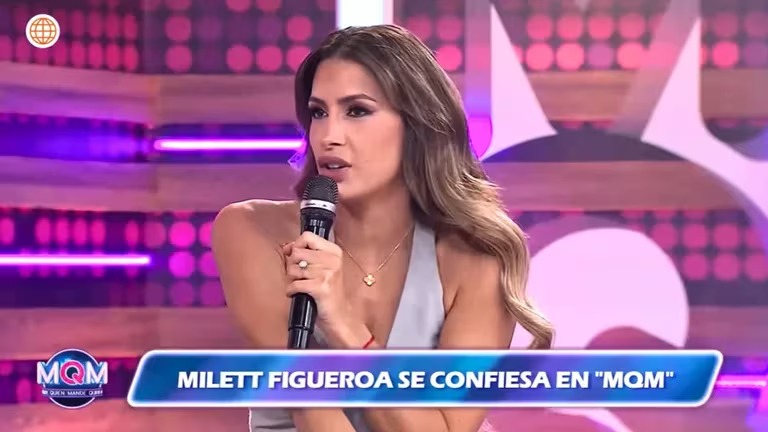 Milett Figueroa en entrevista con María Pía | Imagen: América Hoy
