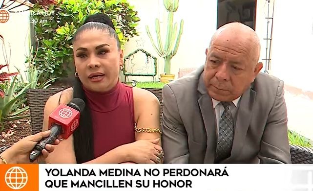 Yolanda Medina y su abogado / América Espectáculos