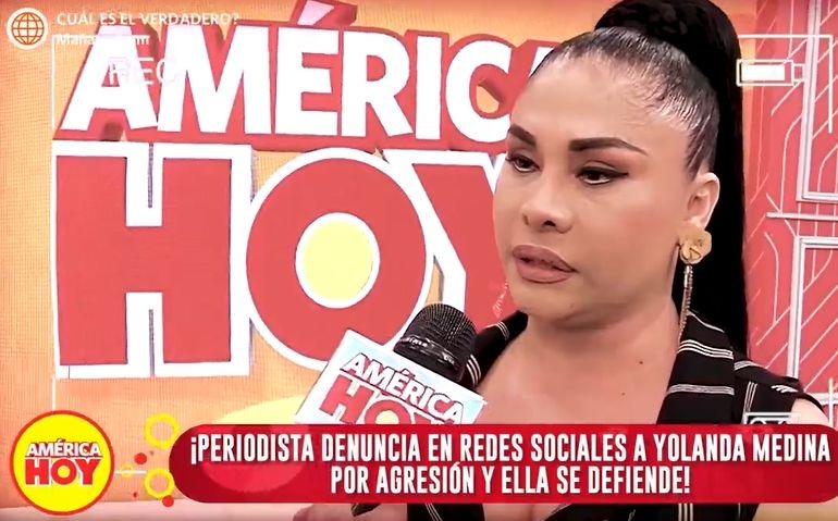 Yolanda Medina se defiende / América TV