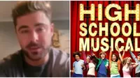 Zac Efron decepcionó a fans de High School Musical por no cantar en el reencuentro