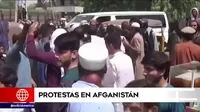 Afganistán: Talibanes reprimen masiva manifestación a favor de la bandera afgana
