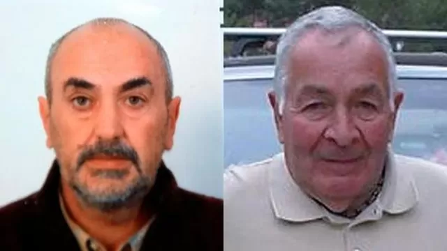 Bruno Cacace, de 56 años, y Danilo Calonego, de 68 años. (Vía: Twitter)