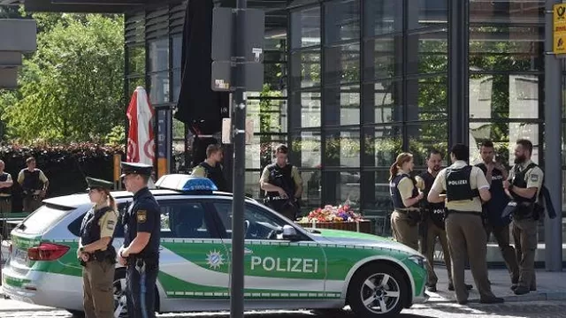 Tiroteo en estaci&oacute;n de trenes en Munich dej&oacute; 4 heridos graves. Foto: AFP.
