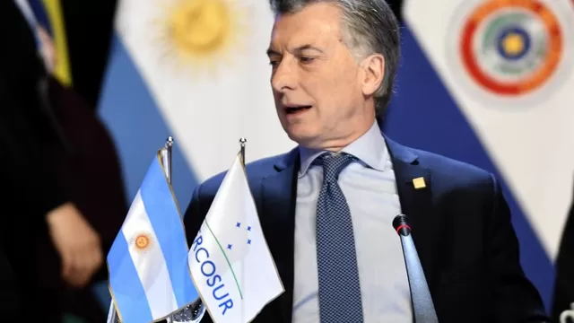 Mauricio Macri, presidente de Argentina. Foto: AFP