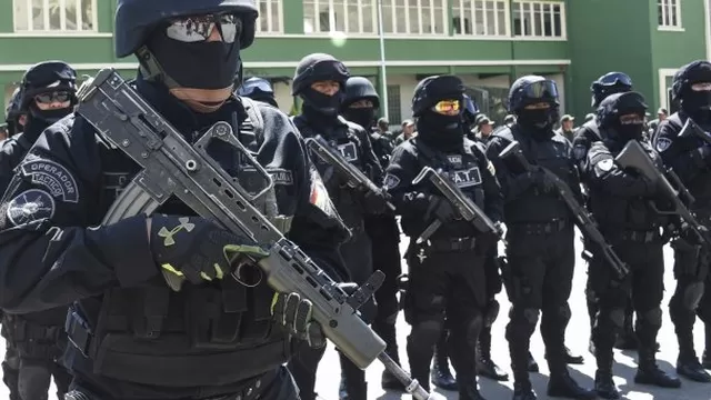 Gobierno interino de Bolivia activ&oacute; la unidad antiterrorista GAT. Foto: AFP