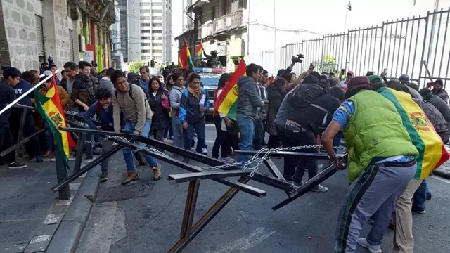 Protestas en Bolivia: Foto referencial: AFP