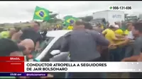 Brasil: Auto a toda velocidad atropelló a manifestantes