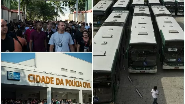 Brasil: Policía inició huelga y continúa paralización de conductores de buses