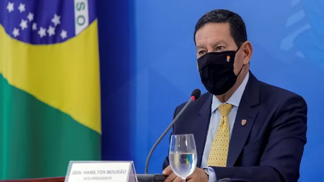 Hamilton Mourao, vicepresidente de Brasil. Foto: AFP