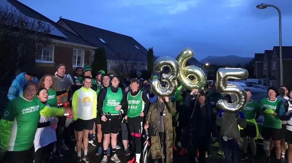 Un británico completó 365 maratones en 365 días a favor de la lucha contra el cáncer