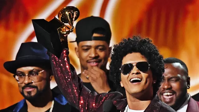 Bruno Mars ganó el Grammy al mejor álbum del año por '24K Magic'
