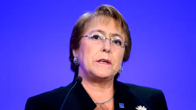 Michelle Bachelet, presidenta de Chile. Foto: AFP