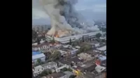 Chile: Incendio se registra en Hospital San Borja Arriarán en Santiago