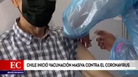 Chile inició vacunación masiva contra el coronavirus
