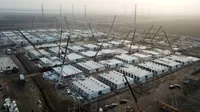 China: Ciudad de Shijiazhuang construye a toda prisa un enorme centro de cuarentena contra la COVID-19