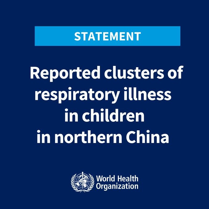 OMS vigila incremento de enfermedades respiratorias en China