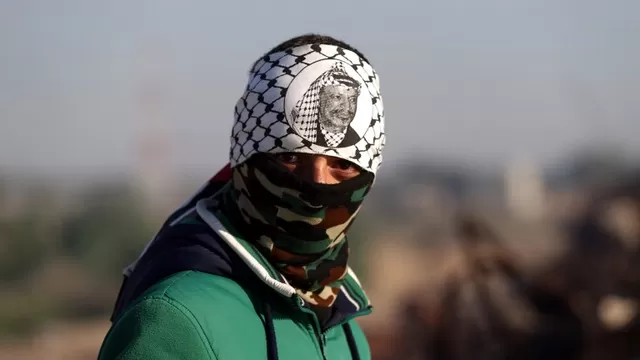 Manifestante palestino. (V&iacute;a: AFP)