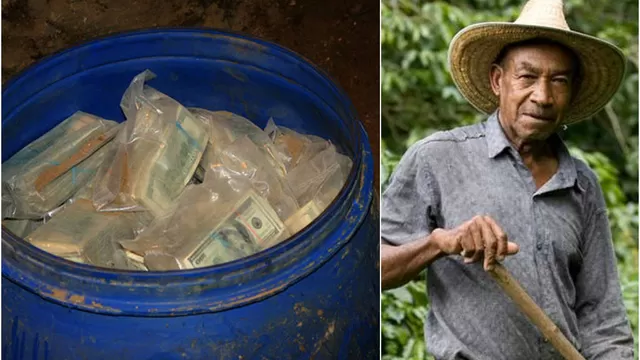 Colombia: millones de Escobar fueron descubiertos por un granjero