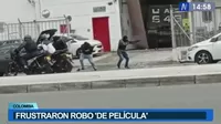 Colombia: Policía frustró robo “de película”