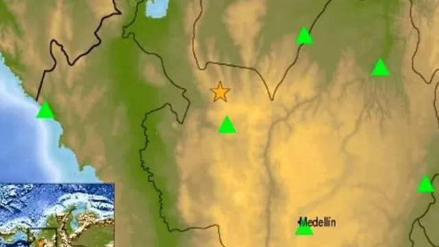 Sismo en Colombia. Foto: Servicio Geológico Colombiano