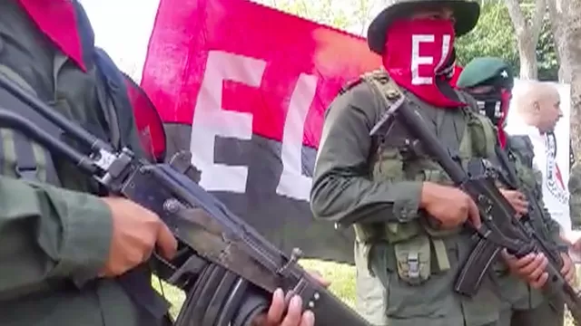 Guerrilla ELN en Colombia. Imagen: AFP