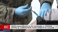 North Miami Beach ya no vacunará a turistas contra el coronavirus como ofreció su alcalde