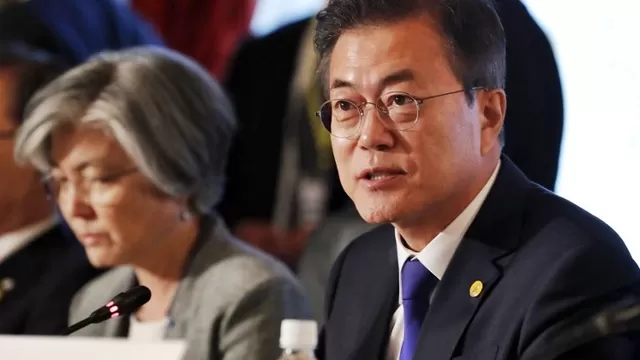 Moon Jae-in, presidente de Corea del Sur. Foto: AFP