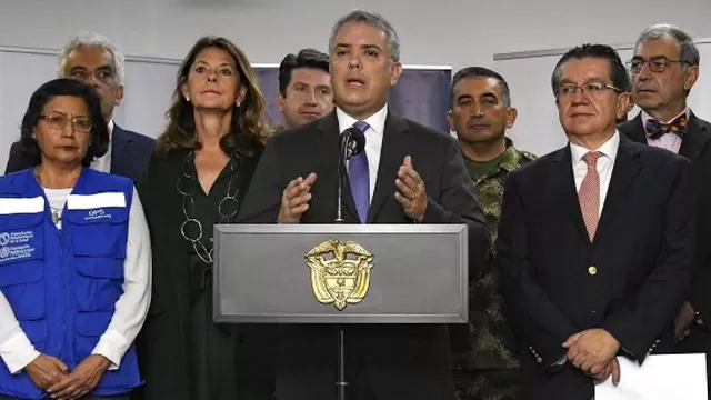 Iván Duque, presidente de Colombia. Foto: AFP