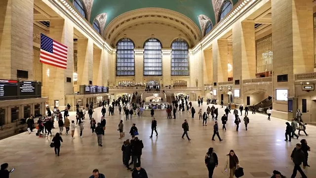 Terminal Grand Central de la ciudad de Nueva York. Foto referencial: AFP