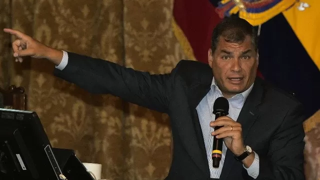 Rafael Correa. (Vía: AFP)