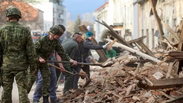 Croacia: Terremoto de magnitud 6.4 deja 6 muertos y gran destrucción