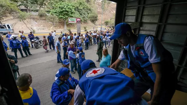 Ayuda Humanitaria llegó a Venezuela. Foto: Infobae
