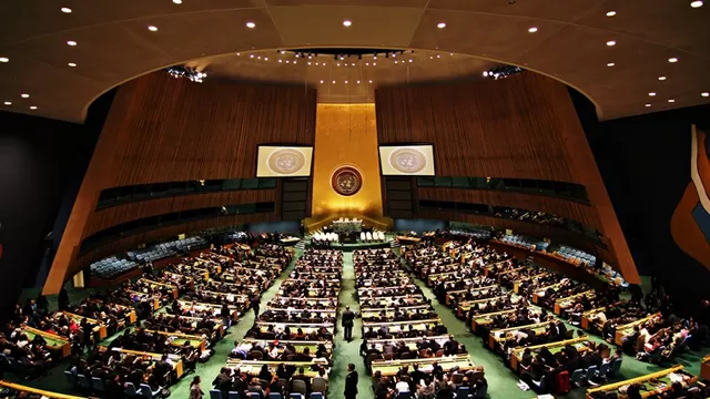 Asamblea General de las Naciones Unidas. Foto: kaggle.com
